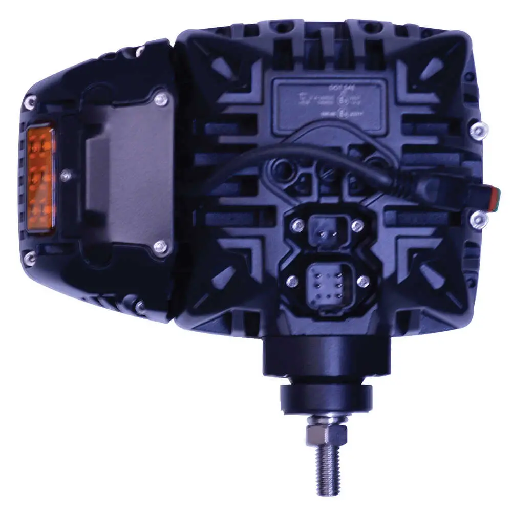 Universal Heated LED Snowplow Headlights w/ Deutsch Connector