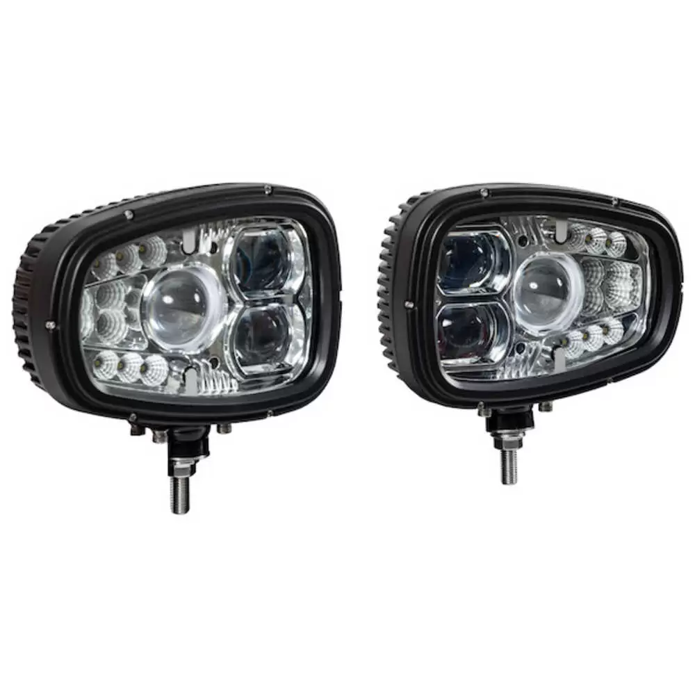 thumbnail image 2 of MCA LED Heated Snow Plow Head Light Kit, Low Profile Dual Mount, 1312100 Style 2 of 4