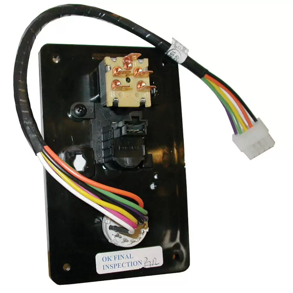 Vertical 3 Dial Electrical Heater Control Switch