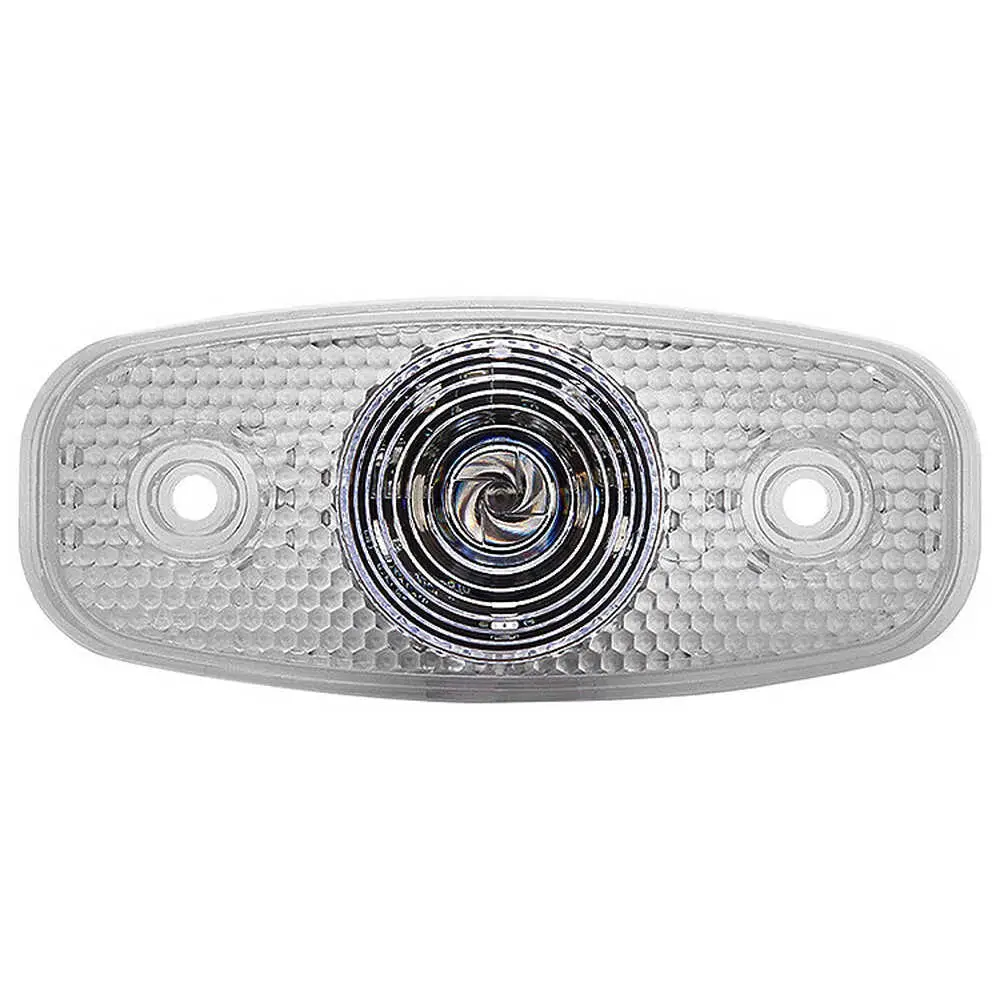 Western Trailer Red Clear Lens Side Clearance Marker, Bulk Pack