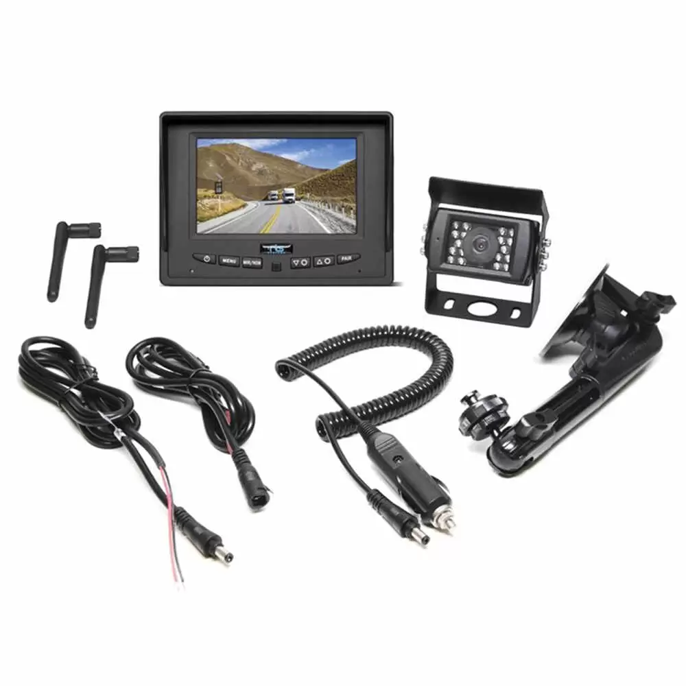 Wireless Rear View Camera System - 5" LCD Monitor