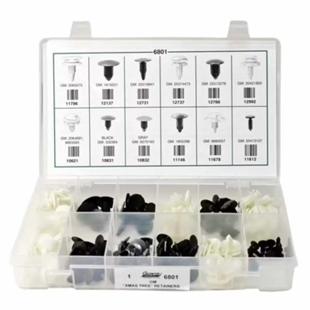 Xmas Tree Fasteners Fits GM. Auveco 6801 -1 kit