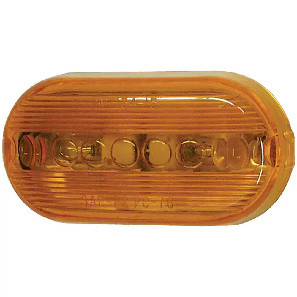 Yellow Marker Light - 4-1/8" x 2" - 2 Bulb - 3" Mounting Centers