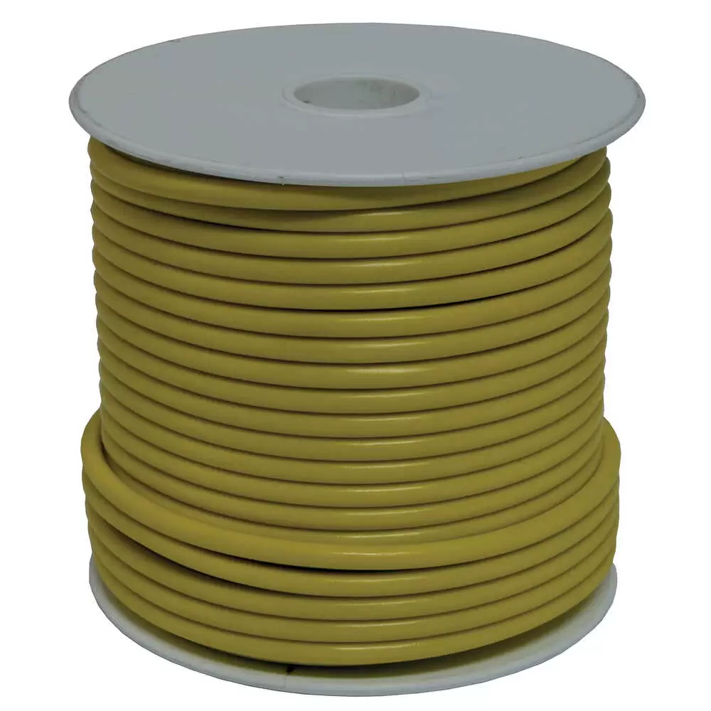 Yellow Stranded Single Wire, 12 Gauge, 100 foot Velvac 051161
