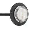  1.25" Round LED Clearance Marker Red with Clear Lens, P2, P3. PC2