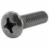  1&quot; x 1/4-20 Stainless Steel Oval Head Machine Screws - 25 Pieces