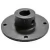 1-1/2" Tall Universal Steel Spinner Hub with 4-Bolt Hole Pattern - Fits 1" Shaft - Cross Drilled & Keyed