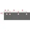 10' x 6" x 5/8" Steel Highway Punch Cutting Edge Blade - Meyer Lot Pro & Road Pro, Western Standard, Fisher Exe MC Plow
