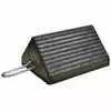10" x 8" Heavy-Duty Rubber Wheel Chock with Handle