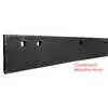 11' x 6" x 3/4" Steel highway punch cutting edge blade with 5/8" countersunk mounting holes