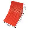 11.5" x 8" Orange Poly Wheel Chock with Diamond Plate Grip
