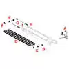 12' Hopper spreader conveyor chain that fits Airflow AF-24D