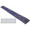 120" Rubber Cutting Edge Blade, has 12 Mounting Slots with Hardware Kit - Replaces Western 608323 Fisher, Meyer HM10 08193 or Highway 10' Plows 