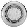 1.25" Round LED Clearance Marker Amber with Clear Lens