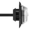 1.25" Round LED Clearance Marker Amber with Clear Lens