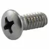 1/2" Stainless Steel Oval Head Machine Screws - 100 Pieces