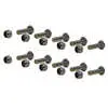 1/2" x 2" Grade 5 Carriage Bolts &amp;  Nylox Nuts for Cutting Edges - Set of 10