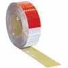 150' x 2" Reflective Conspicuity Tape - 6" Red / 6" White