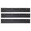 144" High Carbon Steel Highway Punch Cutting Edge Blade, Top Punch with 18 Mounting Holes - Includes: 3) 4' x 8" x 3/4" Edges