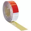 150&#039; x 2&quot; Reflective Conspicuity Safety Tape - 7&quot; White / 11&quot; Red