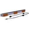 16" x 1.375" Yellow LED Stainless Steel Light Bar, 1 LED per light - Truck-Lite 15050Y