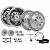 16&quot; Stainless Steel Wheel Simulator Set - 8 Lug with 4 Hand Holes - 01-07 Chevrolet / GMC C/K 3500 