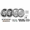 16&quot; Stainless Steel Wheel Simulator Set - 8 Lug with 4 Hand Holes