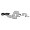 18" 27-LED Clear Cool Strip Light with 3M Adhesive Back - 360 Lumens