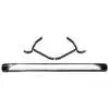 1949 Chevrolet Pickup Truck CK 1st Series Custom 'Smoothie' chrome rear bumper and Rear Bumper Bracket Kit.