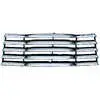 1949 Chevrolet Pickup Truck CK Chrome Plated Black Grille Assembly with Rear Brackets