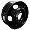 19.5" x 6" Steel Wheel Rim - Black, offset 5.0, 10 Lug Holes, JF9 - Dual Rear Wheels