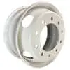 19.5" x 7.5" Tubeless White Wheel Rim - Fits Ford, Chevy & GMC