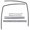 1951 Chevrolet Pickup Truck CK Sweep Belt & Glass Run Window Channel Kit - 8 Pieces