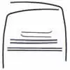 1953 GMC Pickup Truck CK Sweep Belt & Glass Run Window Channel Kit - 8 Pieces