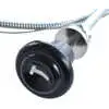 1955-1959 Chevrolet Pickup Truck CK 2nd Series Throttle Cable with Black Knob