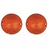 1955 Chevrolet Pickup Truck CK 2nd Series Rear Park Lamp Lens - Amber Pair