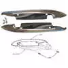 1957 GMC Pickup Truck CK Door handle scuff plate set with screws, 6 Pieces 0847-939