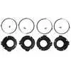 1958 Chevrolet Suburban 16 Pcs, 2 Tab Headlight Bucket & Trim Ring Kit