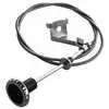 1961 GMC Pickup Truck CK Deluxe Air Vent Cable and Knob with Stainless Trim - 0848-675 Left Side