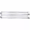 1962 GMC Pickup Truck CK Pickup Bedside Brace Set - Fleetside - Chrome Plated - 4 Pieces 0848-323