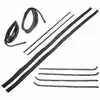 1964 Chevrolet Pickup Truck CK Sweep Belt & Glass Run Window Channel & Door Seal Kit 
