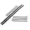 1964 Chevrolet Pickup Truck CK Window Felt Sweep Belt & Glass Run Channel Kit - Pair