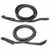 1967-1968 Ford Mustang Door Seal Weatherstrip - Pair - Driver and Passenger Side