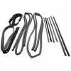 1967-1972 Chevrolet Suburban Sweep Belt & Glass Run Window Channel & Door Seal Kit 