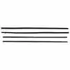 1967 Ford Mustang Felt Window Sweep Belt Inner & Outer 4 Pc Kit - Coupe & Convertible