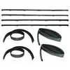 1968 Dodge D Series Pickup Truck  Glass Run Window Channel & Felt Sweep Belt Kit