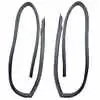 1968 Pontiac Firebird Roof Rail Weatherstrip - Pair