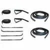 1969 Ford F250 Pickup Sweep Belt, Glass Run Window Channel & Door Seal 10 Piece Kit