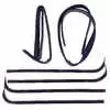 1969 Ford F350 Pickup Sweep Belt & Glass Run Window Channel - 6 Piece Kit - Driver and Passenger Side