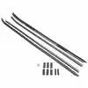 1972 Pontiac Firebird Inner & Outer Felt Window Sweep Belt with Installation 4 Piece Kit